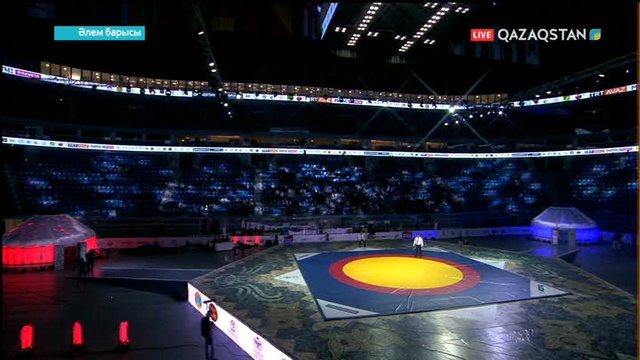 Еламан Ерғалиев бірінші айналымда оңтүстіккореялық қарсыласы Бейонгва Лиді 8 секундта жығып, таза жеңіске жетті