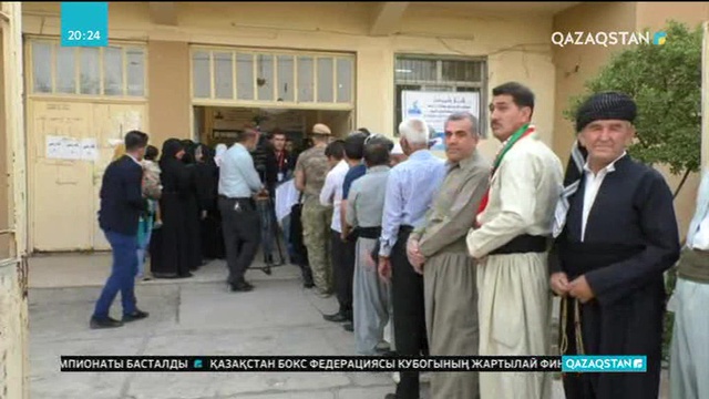 Иракта күрдтер референдумда дауыс беріп жатыр