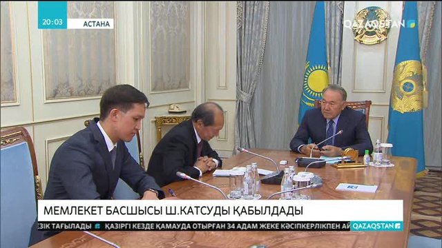 Мемлекет басшысы Назарбаев Университетінің президентін қабылдады