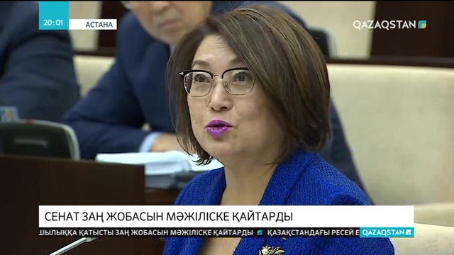 Сенат «Әкімшілік құқықбұзушылықтар» туралы кодекске өзгертулер енгізетін құжатты Мәжіліске кері қайтарды