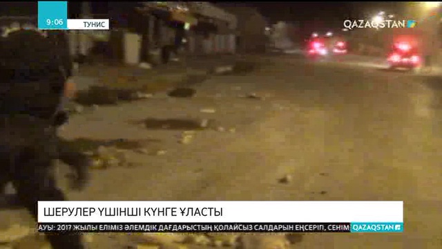 Тунис полициясы үкіметке қарсы шерулерге қатысқан 237 адамды тұтқындады