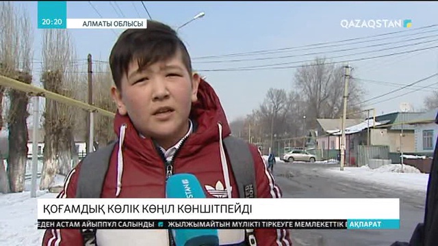 Алматы маңындағы ауыл тұрғындары қалаға қатынау үшін сағаттап автобус күтуге мәжбүр