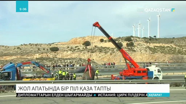 Испанияда жол апатында бір піл қаза тапты