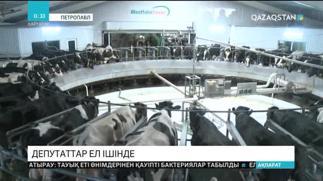 Депутаттар ел ішінде.