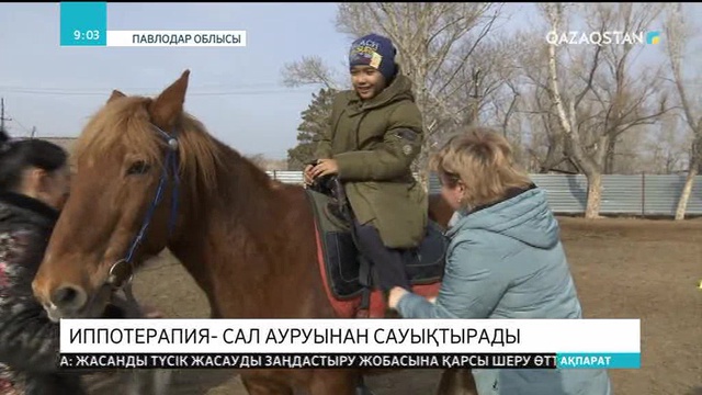 Иппотерапия- сал ауруынан сауықтырады