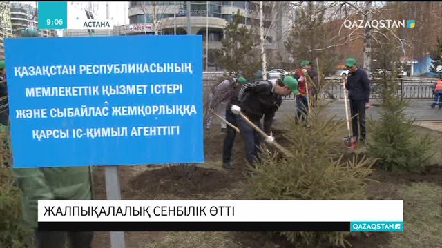 Астанаға 10 мыңнан астам ағаш отырғызылды