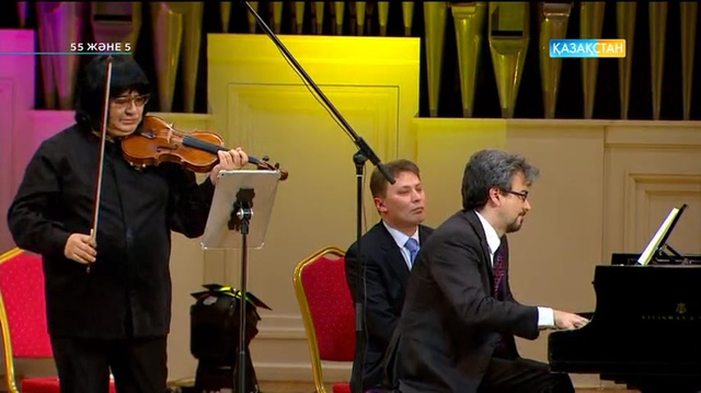 55 және 5 - Қазақстанның еңбек сіңірген қайраткері Марат Бисенғалиев пен Алматы симфониялық оркестрінің концерті (Толық нұсқа)