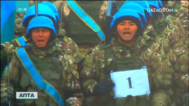 Отан қорғаушылар күнінде Отарда жауынгерлік шеру өтеді