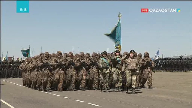 07.05.2018 - Қазақстан Республикасы Қарулы Күштерінің Жауынгерлік парады (Толық нұсқа)