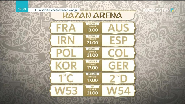 07.05.2018 - FIFA 2018. «Ресейге барар жолда» журналы. 11-бағдарлама (Толық нұсқа)