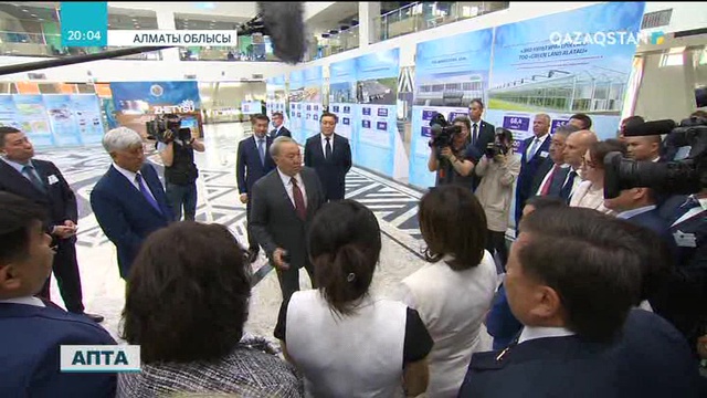 Нұрсұлтан Назарбаев Алматы облысына жұмыс сапарымен барды