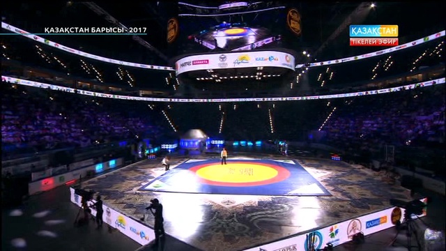 «Қазақстан барысы-2017». Арман Қалиев пен Еламан Ерғалиев арасындағы белдесу