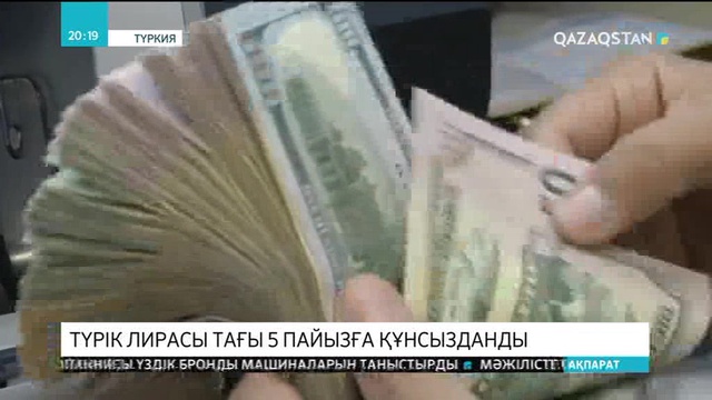 Түрік лирасы тағы 5 пайызға құнсызданды
