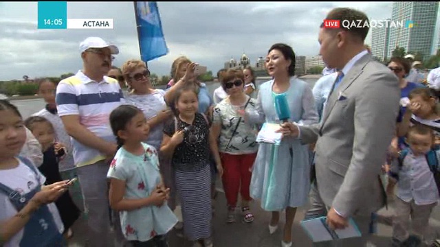 Ерке Есілдің жағасындағы мерекелік атмосфераны Мейіржан Әлібекұлы мен Дана Нұржігіт жеткізді