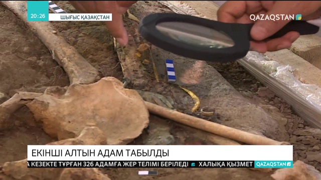 Қазақ даласынан тағы «Алтын адам» табылды