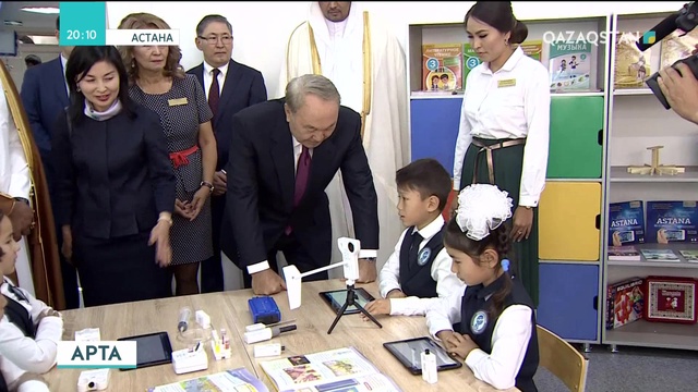 Елбасы Астанада жаңадан ашылған №85 мектеп-лицейге барды