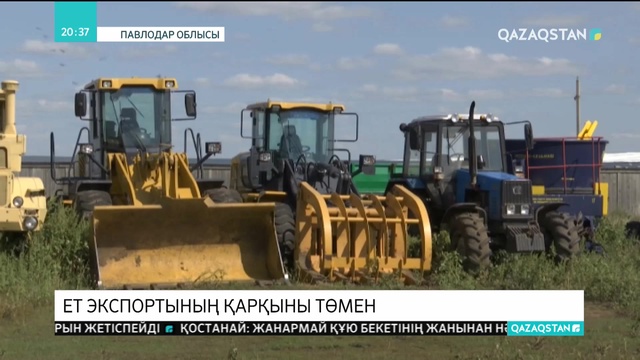 Ет экспортының қарқыны төмен