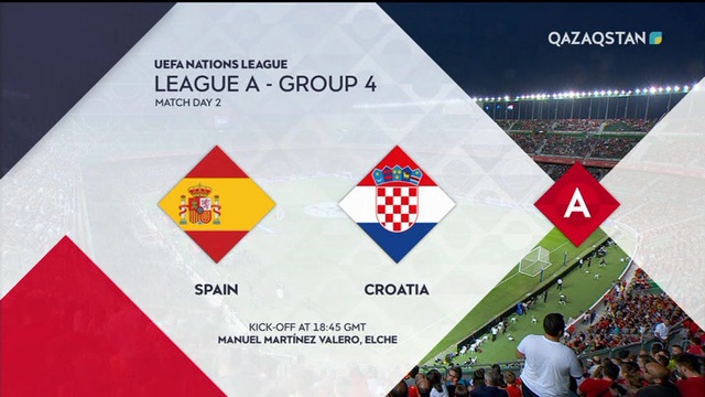12.09.2018 - Футбол. УЕФА Ұлттар лигасы. Испания - Хорватия  (Толық нұсқа)
