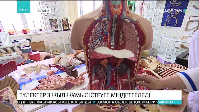 Келесі жылдан бастап мемлекеттік грантпен оқыған медицина университеттерінің түлектері 3 жыл жұмыс істеуге міндеттеледі