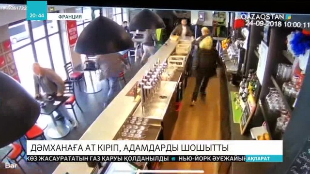 Парижде босап кеткен жылқы мейрамханаға кіріп кетіп қонақтарды шошытты