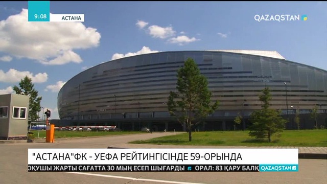 «Астана» футбол клубы УЕФА рейтингісінде 59-орында