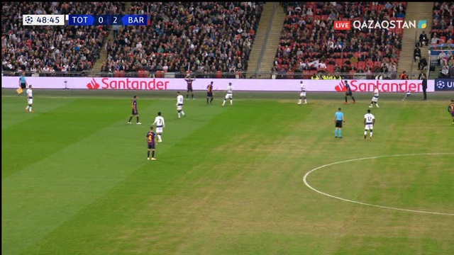 04.10.2018 - Футбол. УЕФА Чемпиондар лигасы. Тоттенхэм (Англия) - Барселона (Испания) (Толық нұсқа)
