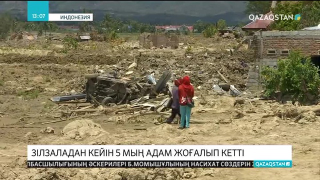 Индонезияда зілзаладан кейін 5 мыңдай адам жоғалып кетті
