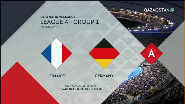 17.10.2018 –  Футбол. УЕФА Ұлттар Лигасы. Франция - Германия (Толық нұсқа)