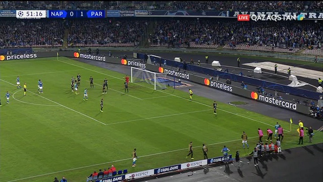07.11.2018 - Футбол. УЕФА Чемпиондар лигасы. Наполи (Италия) – «ПСЖ» (Франция) (Толық нұсқа)