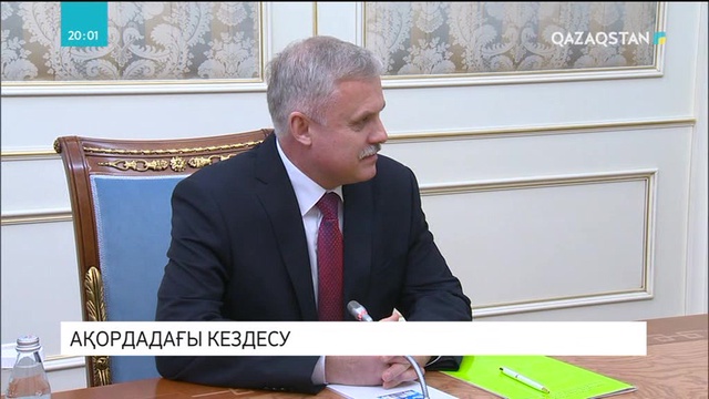 Нұрсұлтан Назарбаев Беларусь Республикасы Қауіпсіздік кеңесінің Мемлекеттік хатшысы Станислав Засьпен кездесті