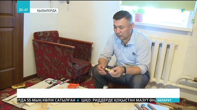 Ағаштан түйін түйген ойыншық жасау шебері