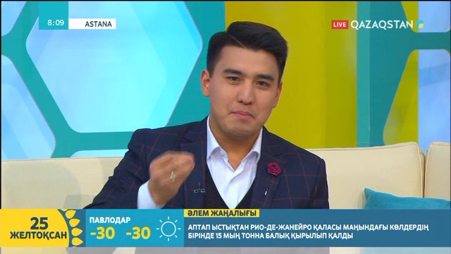 25.12.2018 – Tańsholpan. Таңғы ақпаратты-сазды бағдарлама (Толық нұсқа)