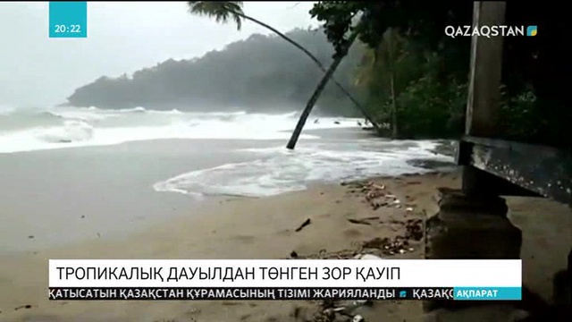 Таиландтың оңтүстігінде жауын құйып, дауыл соқты