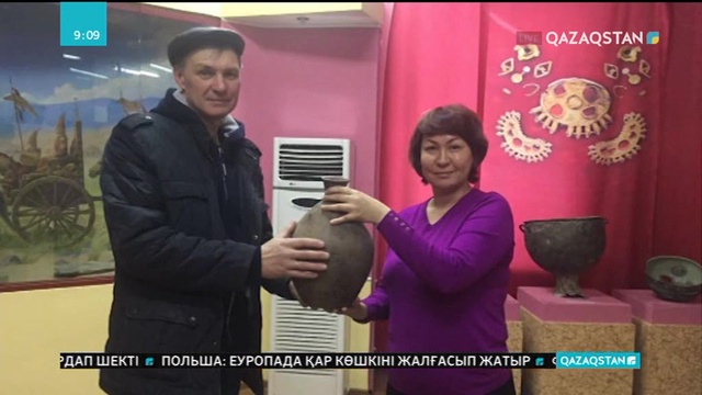 Тараздың бұрынғы тұрғыны өз ауласынан IX-Х ғасырға тиесілі қыш құмыра тауып алды