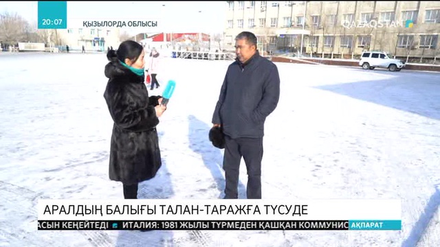 Аралдың балығы заңсыз ауланып жатыр