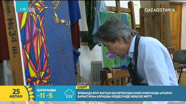 Суретші Болат Сырлашұлы дүниежүзіндегі қылқалам шеберлерін елең еткізетін туынды жазуда