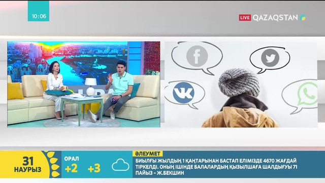 31.03.2019 – Tańsholpan (Таңшолпан). Таңғы ақпаратты-сазды бағдарлама (Толық нұсқа)