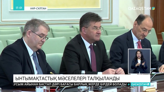 Бейбіт Атамқұлов ЕҚЫҰ төрағасымен кездесті