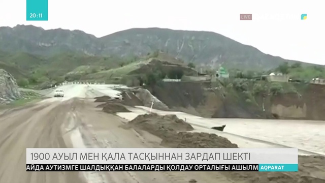 Иранда толассыз жауған жауын су тасқынына ұласты