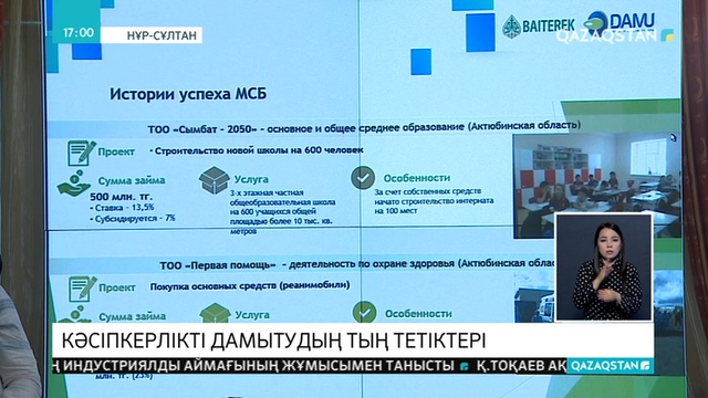 Шағын және орта бизнесті қаржылық қолдау тетіктері жетілдіріледі