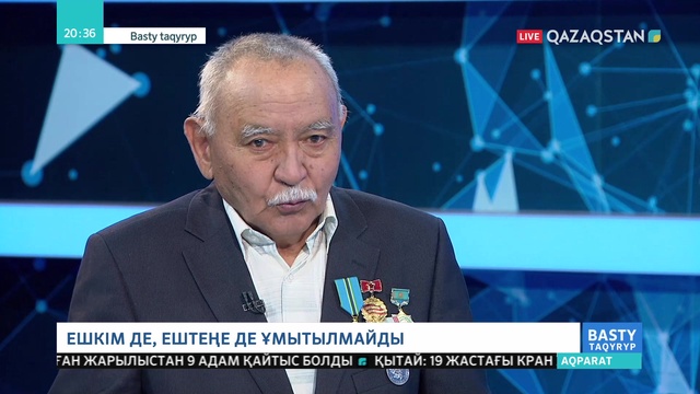 08.05.2019 – Basty taqyryp (Басты тақырып) - Ешкім де, ештеңе де ұмытылмайды! (Толық нұсқа)