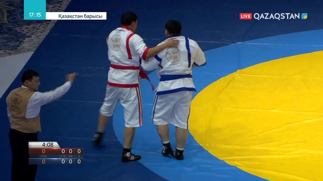 «Қазақстан барысы-2019» жартылай финал: Руслан Әбдіразақов пен Айбек Нұғымаров