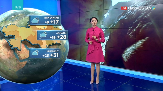 15 маусым сенбіге арналған ауа райы болжамы