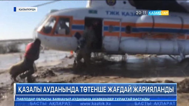 Сырдария өзені арнасынан тасып, бірқатар елді мекенге су басу  қаупі туды