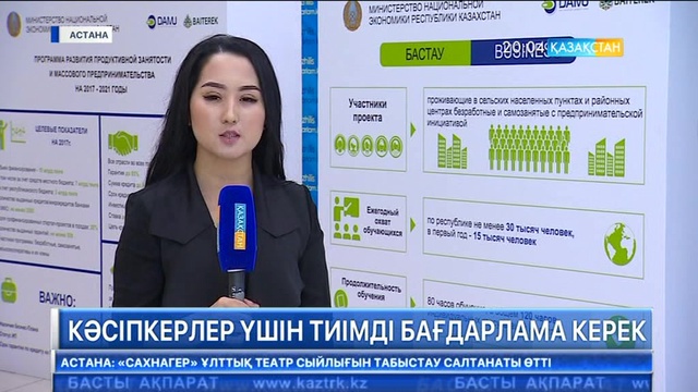 Үкімет сағатында кәсіпкерлікті дамытудың өзекті мәселелері талқыланды