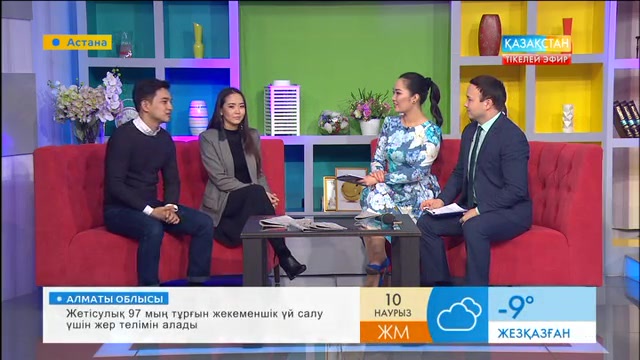 «ТАҢШОЛПАН». Таңғы ақпаратты-сазды бағдарлама (10.03.2017)