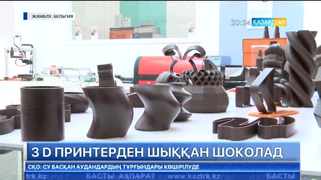 Бельгиялық «Miam Factory» компаниясы «3D» принтерден шоколад шығара бастады