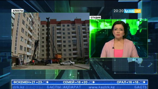 Алматыдағы Алғабас ықшамауданында тағы бір үйдің қабырғасы қисайған