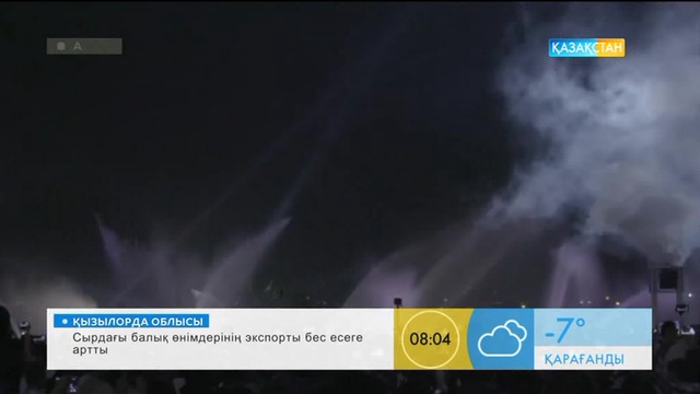 Дубайда су экранда мультимедиялық көрініс көрсетілді