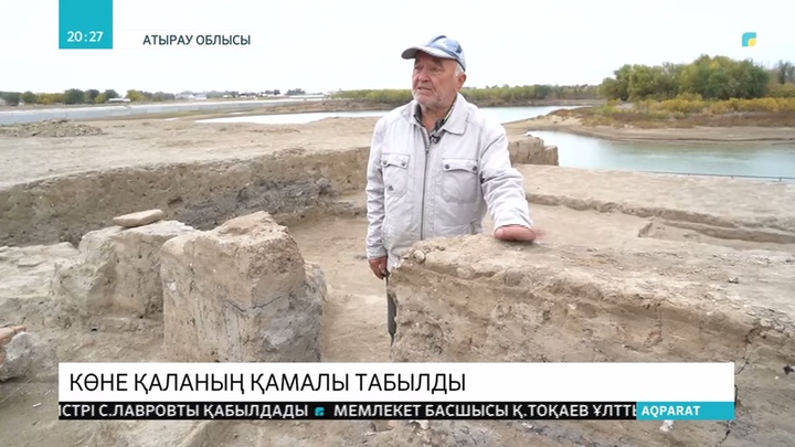 Сарайшық қаласының орнындағы қазба жұмыстары кезінде көне қақпа табылды